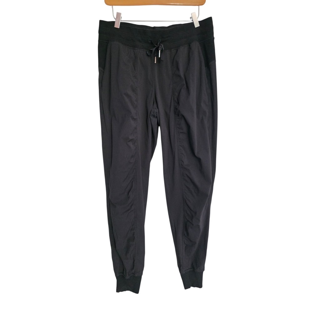 Lululemon Dance Studio Jogger Black Size 10 Unlined Activewear Pants W5BPJS
